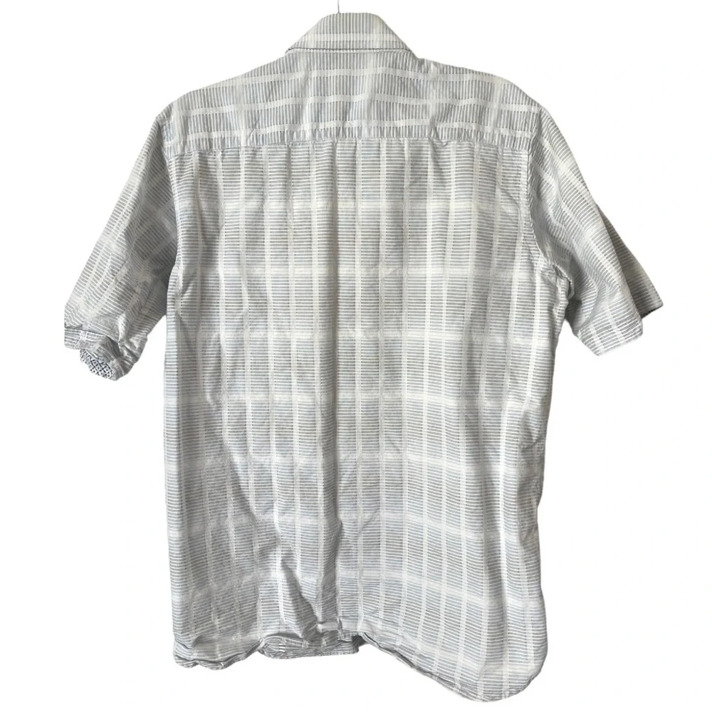 Bugatchi Men's Button‎ Front Short Sleeve Shirt - Picture 2 of 7